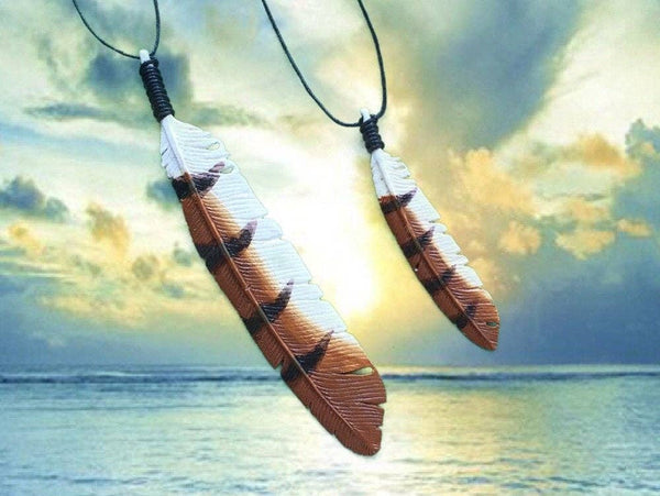 Feather - Small Owl Feather Necklace