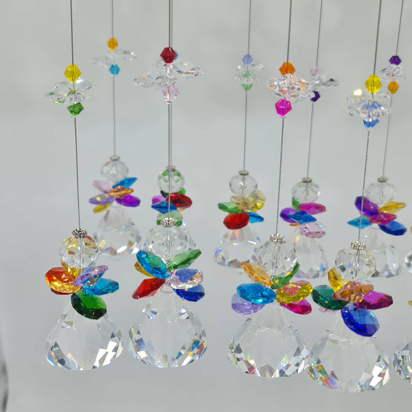 Angel Crystal Suncatcher gifts- rainbow diamond ball ACSR