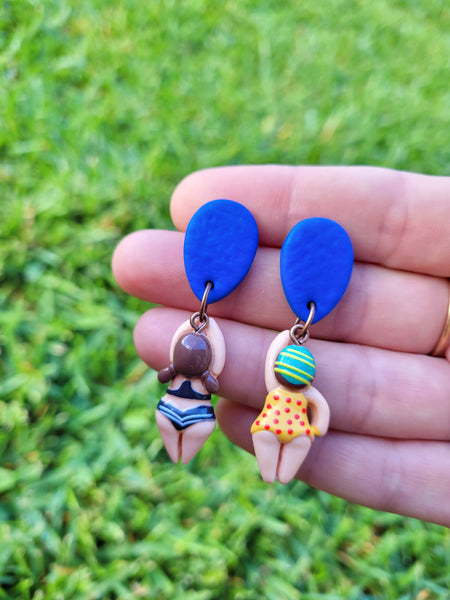 Earrings - Swimmer Dangles Earrings SSS