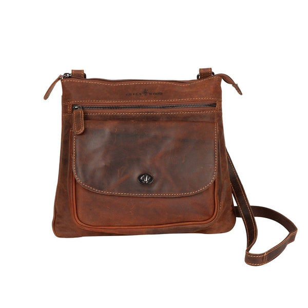 Greenwood - Leather Shoulder Bag Rotorua GWR3