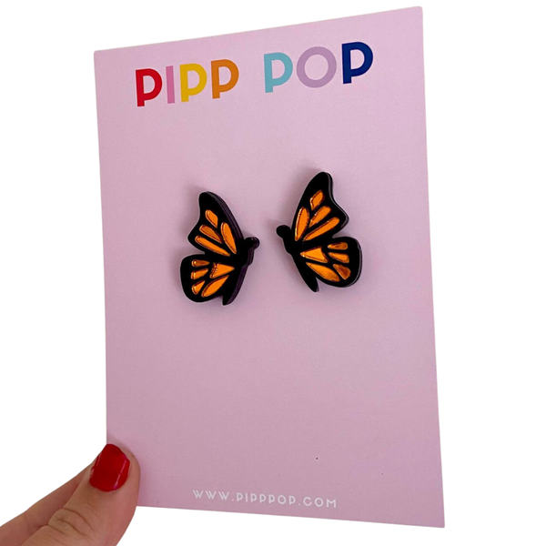 Earrings - Butterfly Studs - PPBS