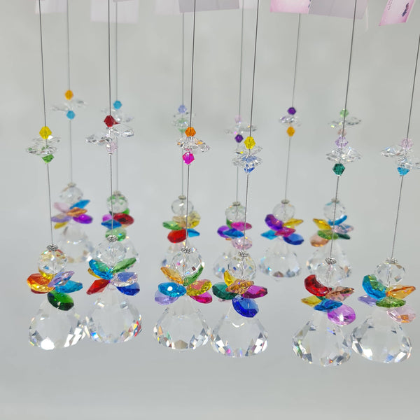 Angel Crystal Suncatcher gifts- rainbow diamond ball ACSR