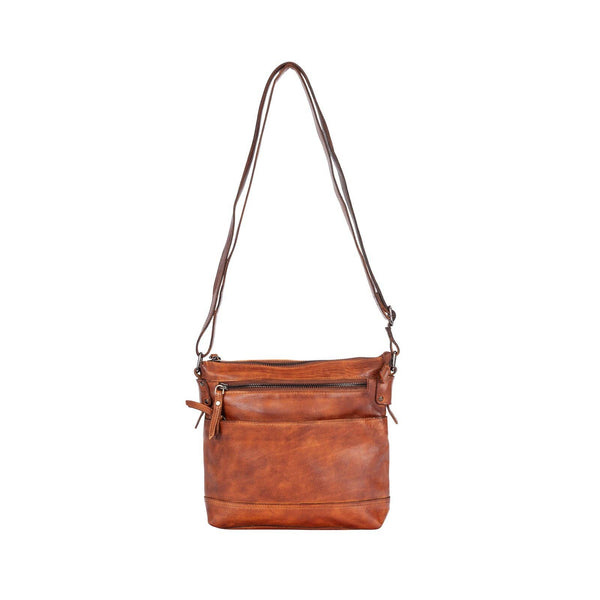 Greenwood Leather Shoulder Bag Cognac GECG