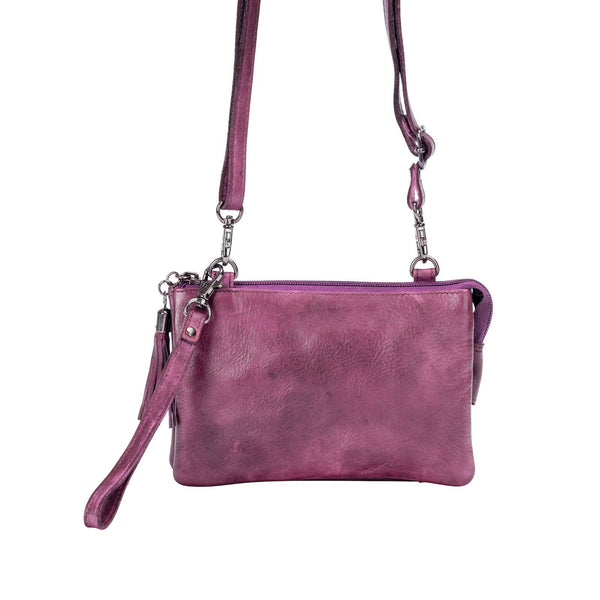 Greenwood Leather - Shoulder Bag Lavender GLV