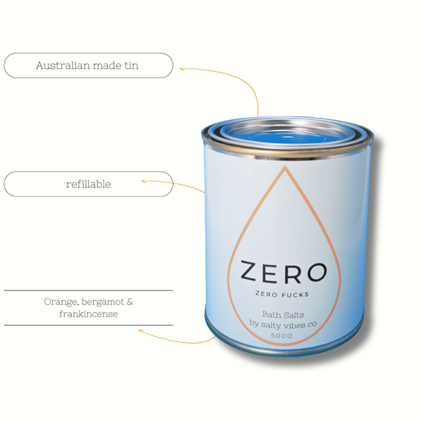 Salty Vibes - ZERO Citrus Blend Bath Salts
