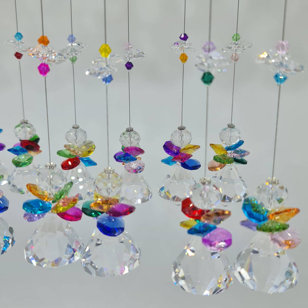 Angel Crystal Suncatcher gifts- rainbow diamond ball ACSR