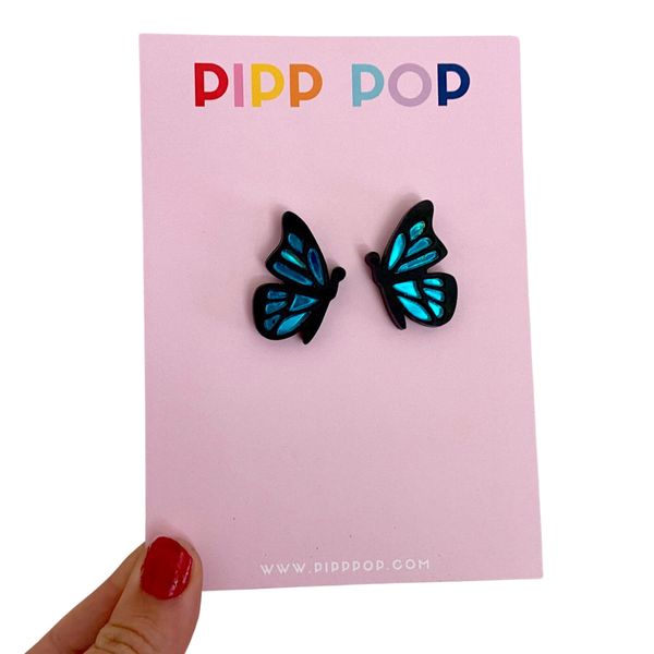 Earrings - Butterfly Studs - PPBS
