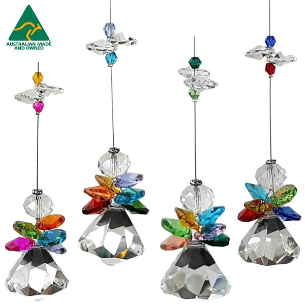 Angel Crystal Suncatcher gifts- rainbow diamond ball ACSR