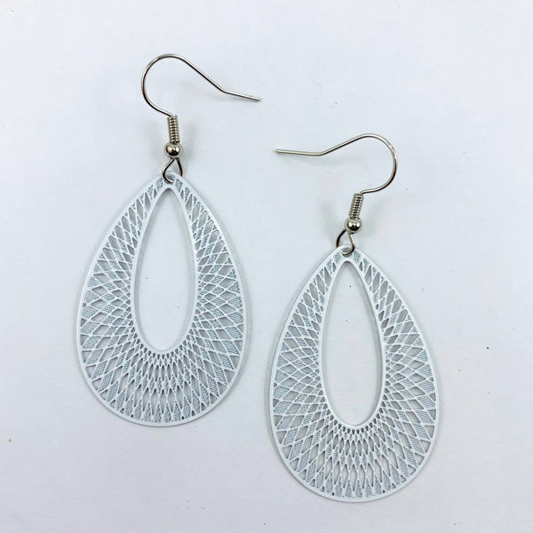 Earrings - Filigree Teardrop Dangles SBF