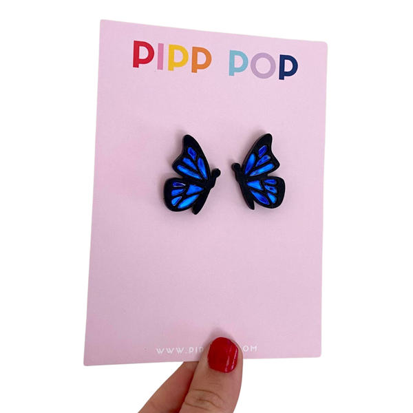 Earrings - Butterfly Studs - PPBS