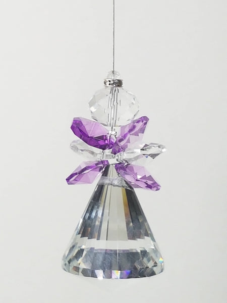 Angel Crystal Suncatcher- bell ball crystals ACS