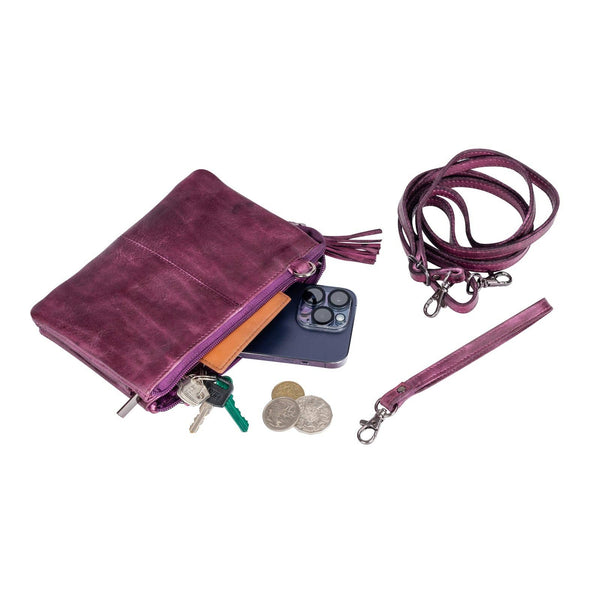 Greenwood Leather - Shoulder Bag Lavender GLV