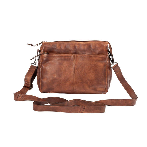 Greenwood Leather - Shoulder Bag June Cognac GWJC