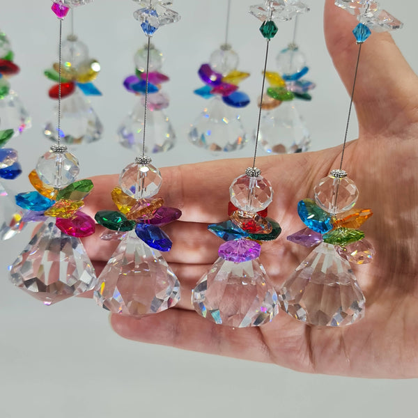 Angel Crystal Suncatcher gifts- rainbow diamond ball ACSR