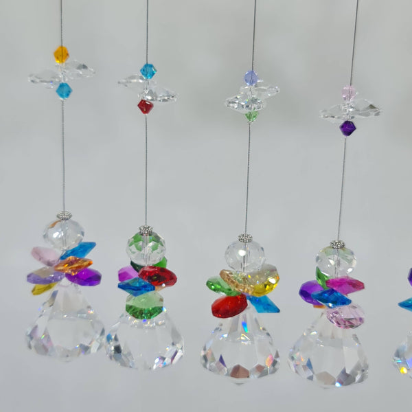 Angel Crystal Suncatcher gifts- rainbow diamond ball ACSR