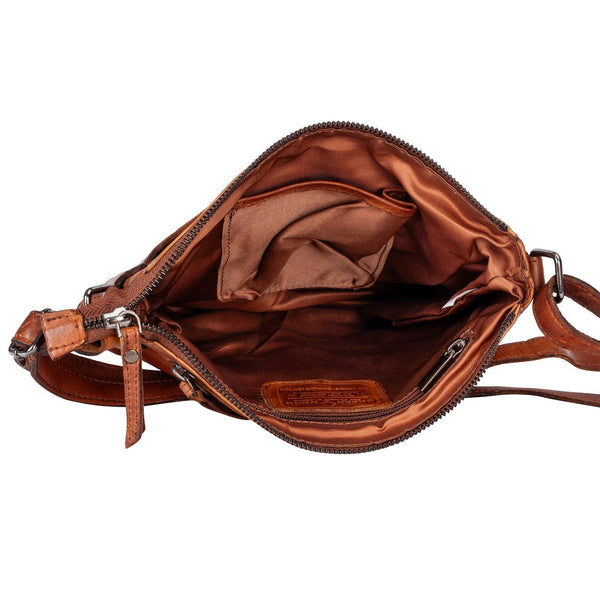 Greenwood Leather Shoulder Bag Cognac GECG