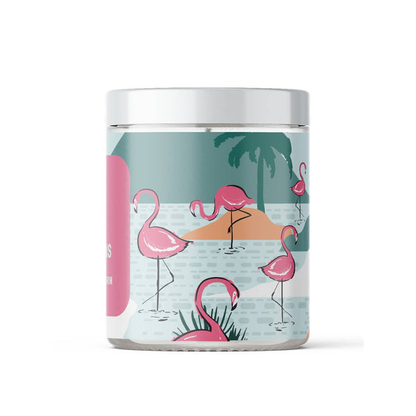 Candle - Off To The Caribbeans Soy Candle - Lime Basil Mandarin CLBM