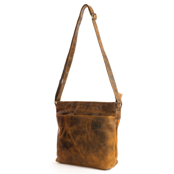 Greenwood Leather - Women Shoulder Bag Camel GWSC
