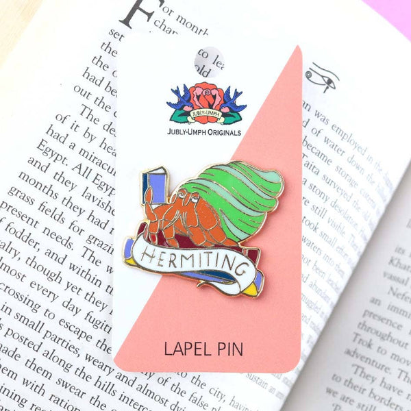 Jubly-Umph Lapel Pin - Hermiting Crab Lapel Pin ๐