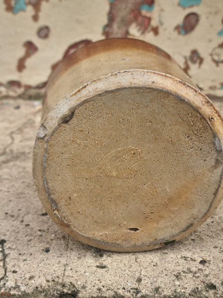 Antique IC Hoffmann Red Current Jelly Stone Jar MSCJ