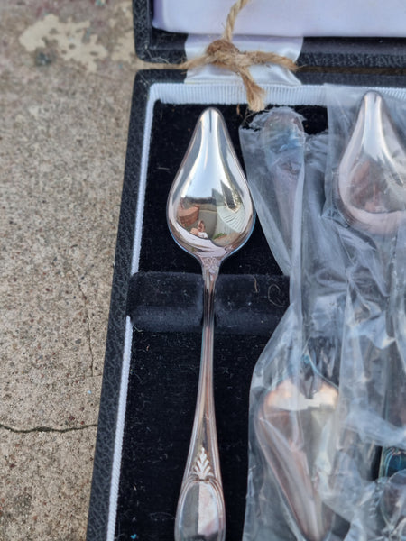 Harrods Set of 6 Grapefruit Spoons HFG