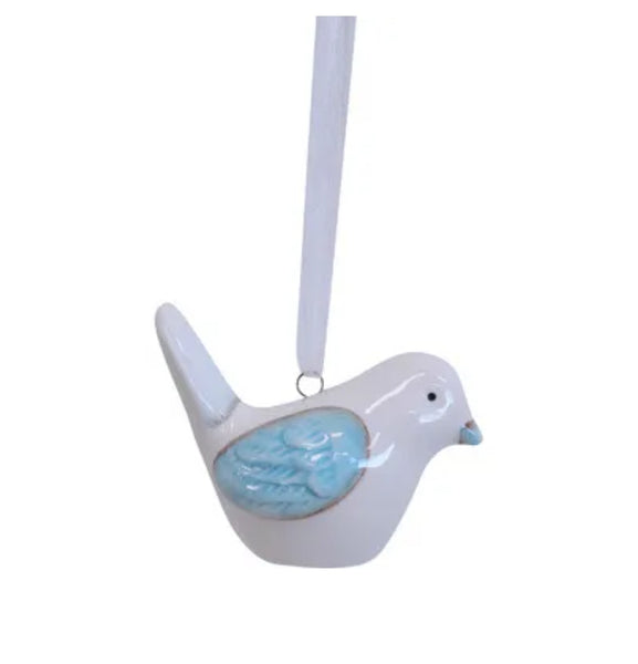Decoration - ceramic bird assorted colours DCB