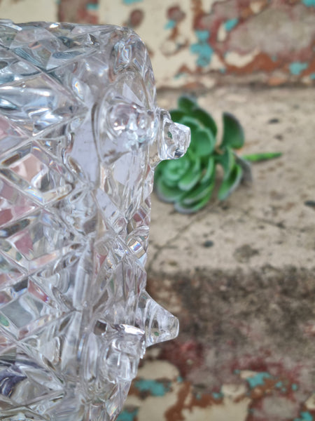 Vintage Crystal Lidded Dish FCL