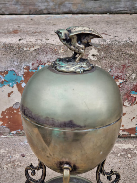 REDUCED WAS $195 Vintage English Silver Plated Egg Holder / Warmer MSEW