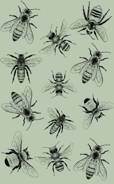 Tea Towel - Sketch Bees TTSB .