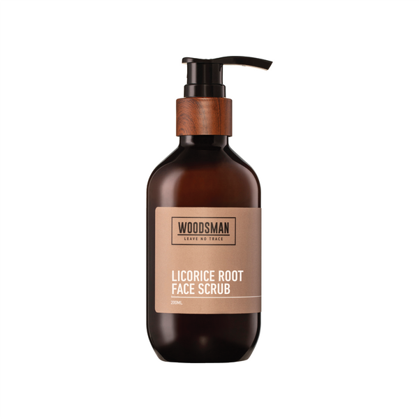 Woodsman Licorice Root Face Scrub 200ml WLR .