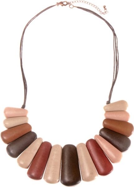 Necklace - Naturals Venus Plate Necklace NB995W .