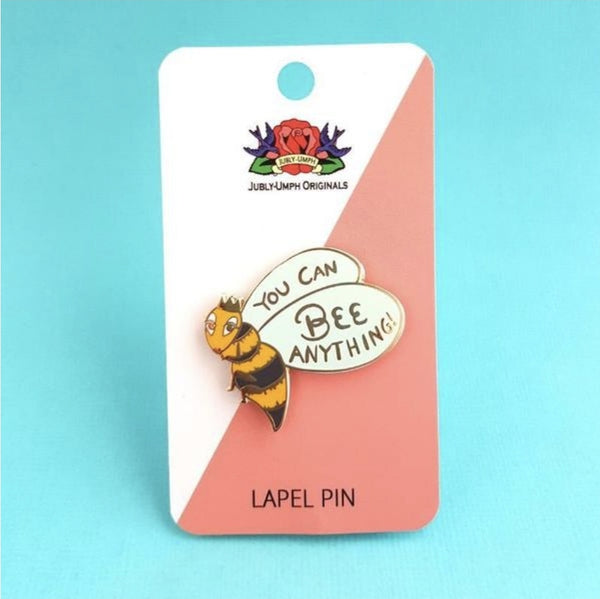 Jubly-Umph Lapel Pin - Bee Anything 🌟