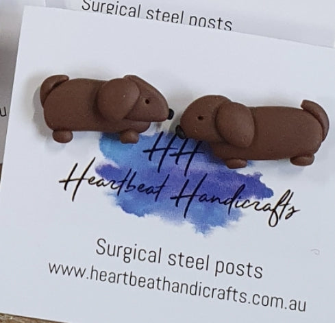 Dachshund earrings HHD ...