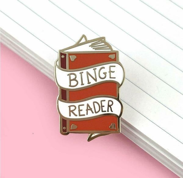 Jubly-Umph Lapel Pin - Binge Reader  🌟