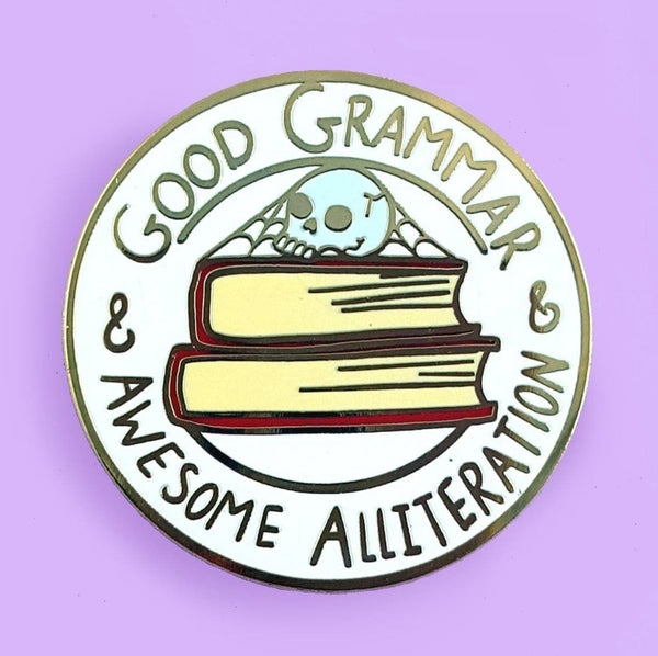 Jubly-Umph Lapel Pin - Good Grammar JGG 🌟