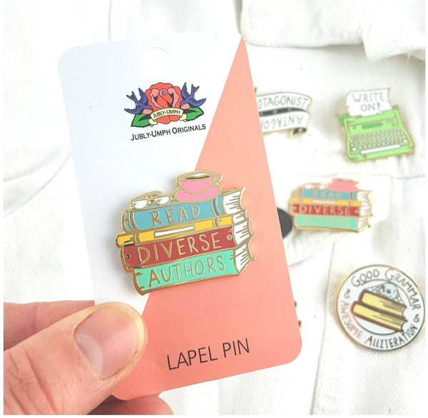 Jubly-Umph Lapel Pin - Read Diverse Authors JRDA 🌟