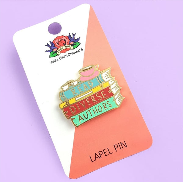 Jubly-Umph Lapel Pin - Read Diverse Authors JRDA 🌟