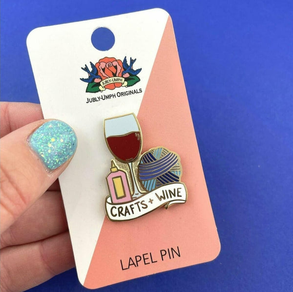 Jubly-Umph Lapel Pin - Crafts & Wine JCW 🌟