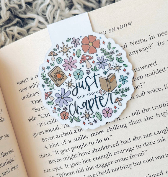 'Just One More Chapter' Magnetic Bookmarks JBM