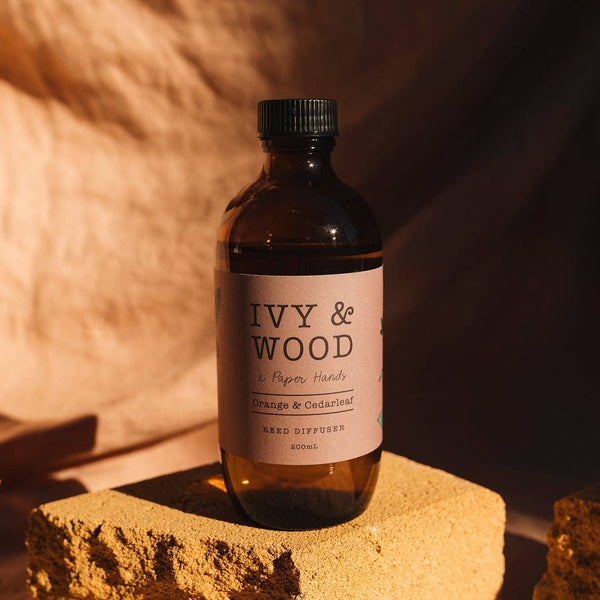 IVY & WOOD Botanical: Orange & Cedarleaf Reed Diffuser WCD