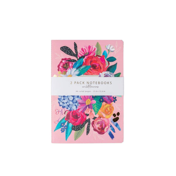Wildflowers Notebook Assorted 2pk