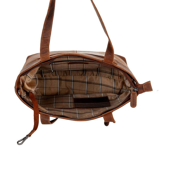 Wildera Leather “Rowan” Tote Bag – Premium Full-Grain Leather Shoulder & Crossbody WRB