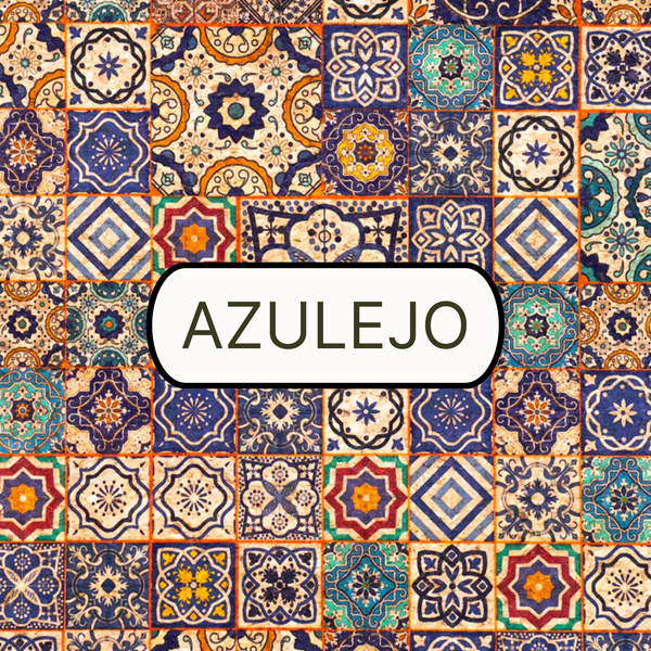 Sabrina Cork Crossbody Bag - Azulejo SCA