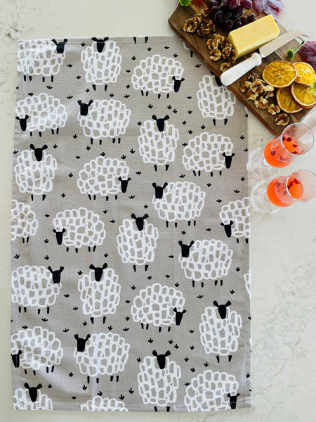 Tea Towel - Grey Sheep TGS