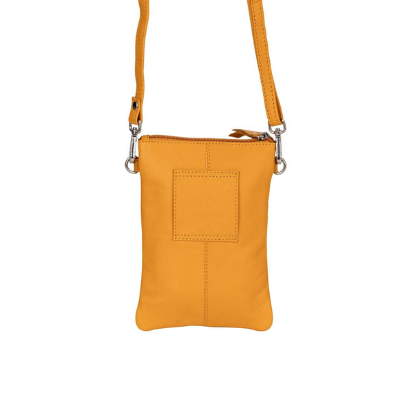 Leather Sling Bag Kempsey - Yellow YLW