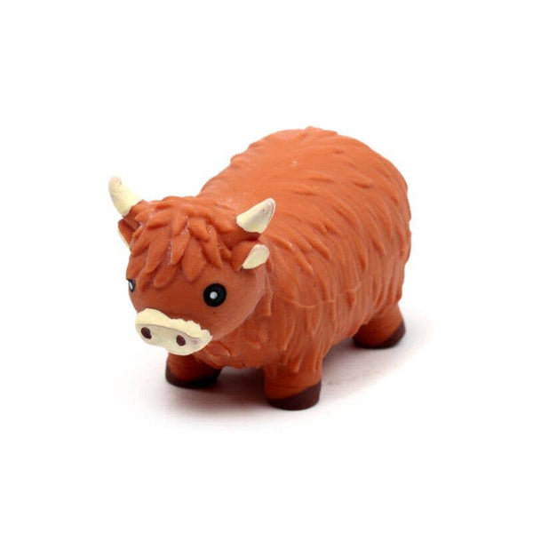 Stretchy Highland Coo Cow Toy