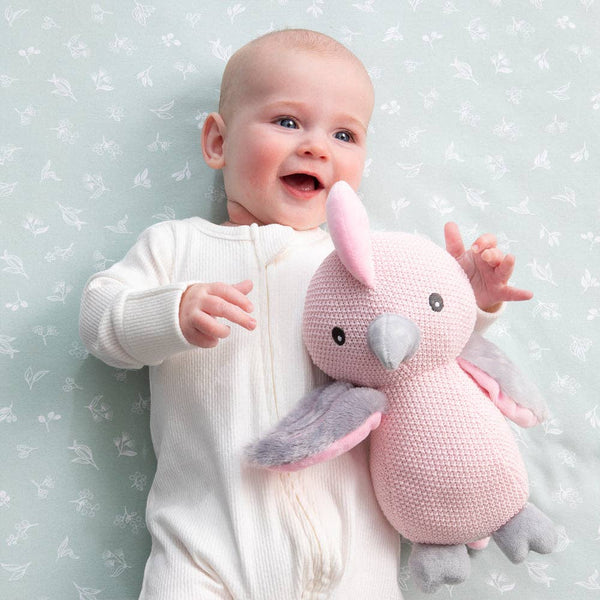 Knitted Toy - Gary the Galah TGG 💚