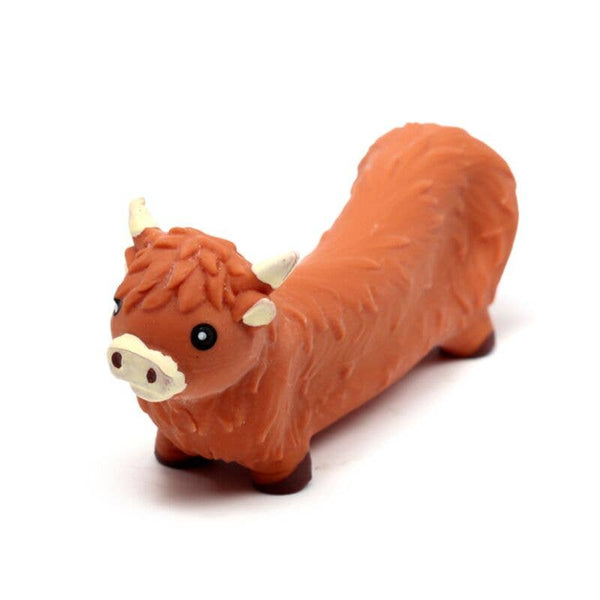 Stretchy Highland Coo Cow Toy