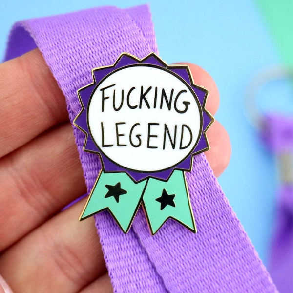 Jubly-Umph Lapel Pin - Fucking Legend Lapel Pin 💚