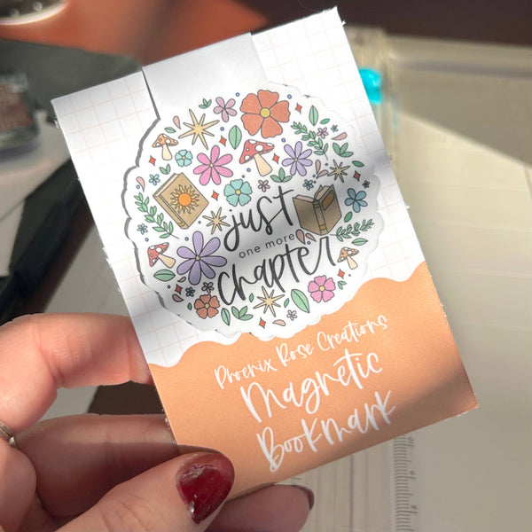 'Just One More Chapter' Magnetic Bookmarks JBM